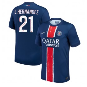 Paris Saint-Germain Lucas Hernandez #21 Hemmakläder 2024-25 Kortärmad